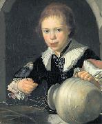 unknow artist The Boy with the Bird Norge oil painting reproduction